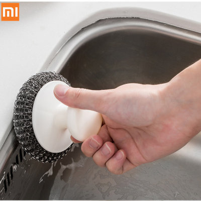 Xiaomi Mijia Jordan&Judy Cleaning Brush Ball cleaner Tools Dish Bowl Washing Sponge for Kitchen Pot Pan Window Glass Steel